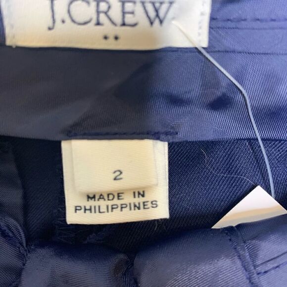 J. Crew Factory Navy Cropped Pants 2 - Picture 3 of 6